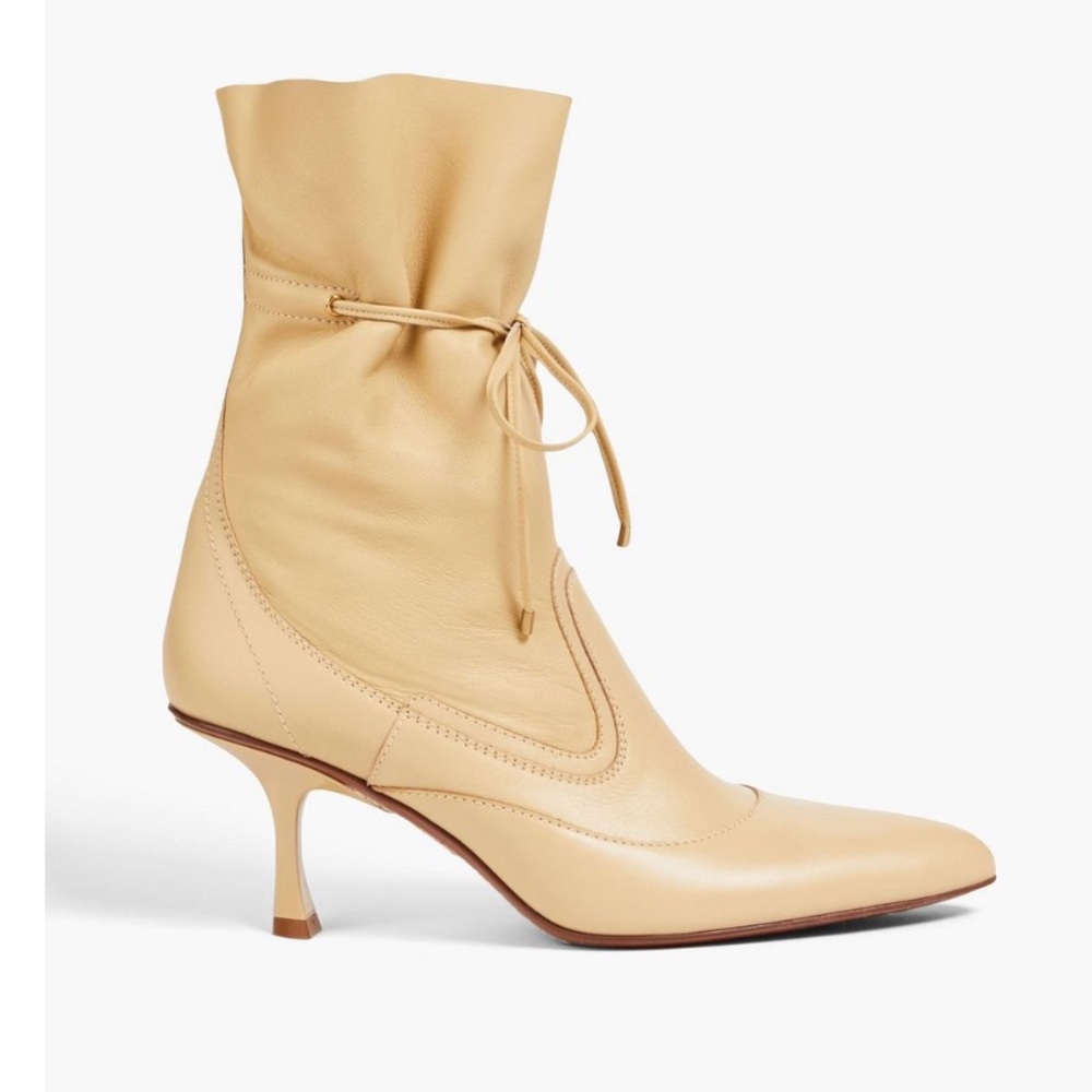 Zimmermann Tie-Detailed Leather Ankle Boots
